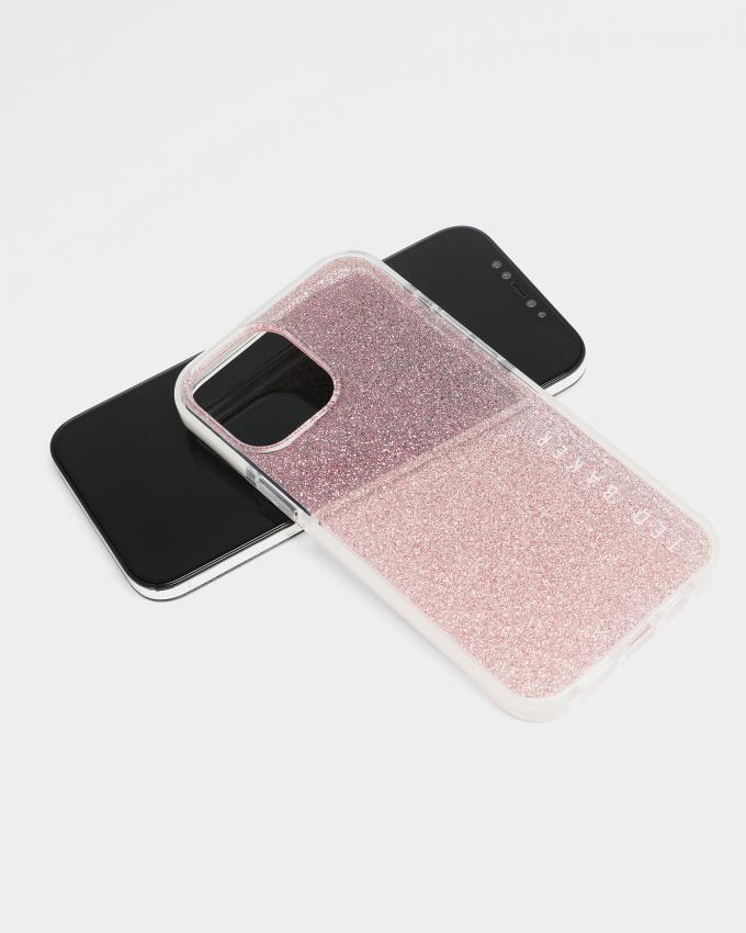 Coque Ted Baker Glitter AntiShock iPhone 12 Pro Max Rose Femme | ENM-97952072